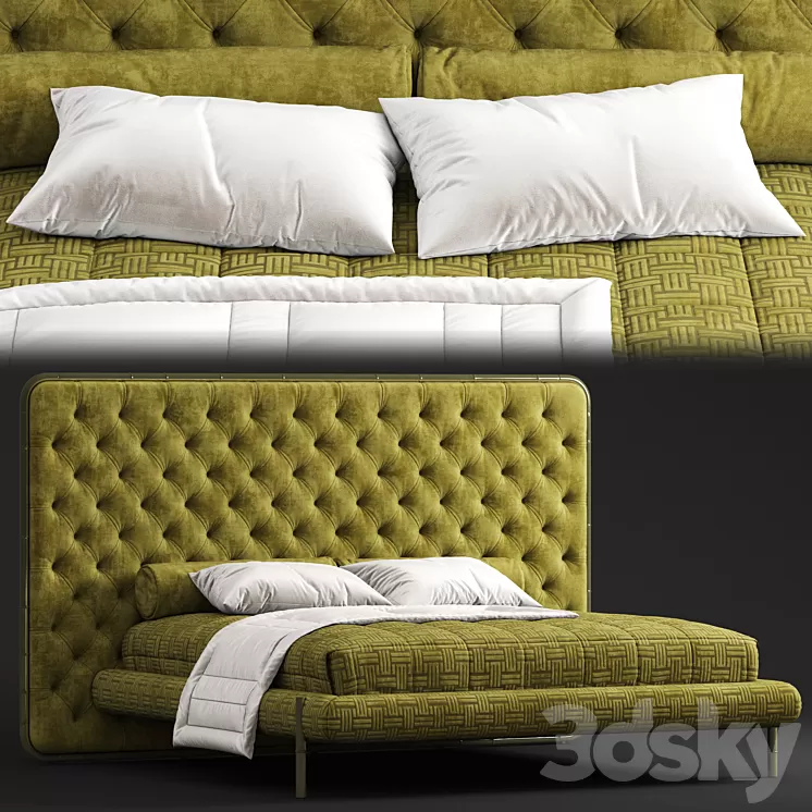 Etro Delfi bed 3D Model