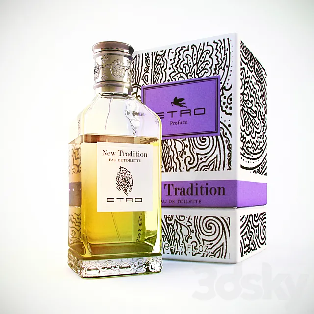 ETRO New Tradition Perfume 3D Model