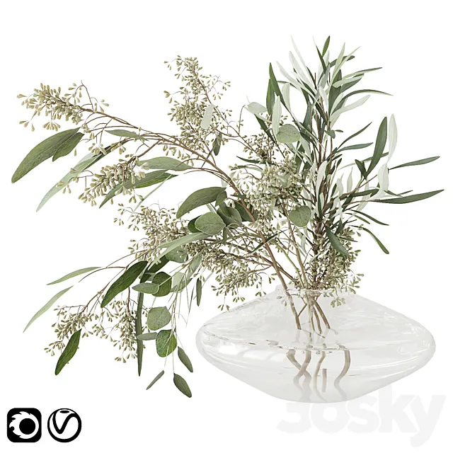 Eucalyptus bouquet 3DModel