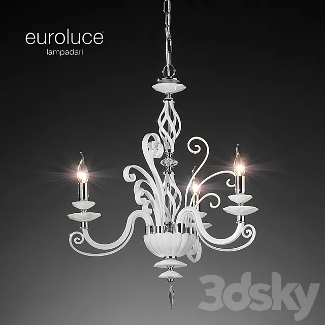 Euroluce Lampadari. Alicante White 3DModel