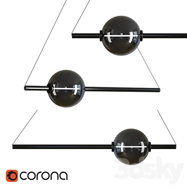 Euroluce Lampadari MIKADO HORIZON 3DModel