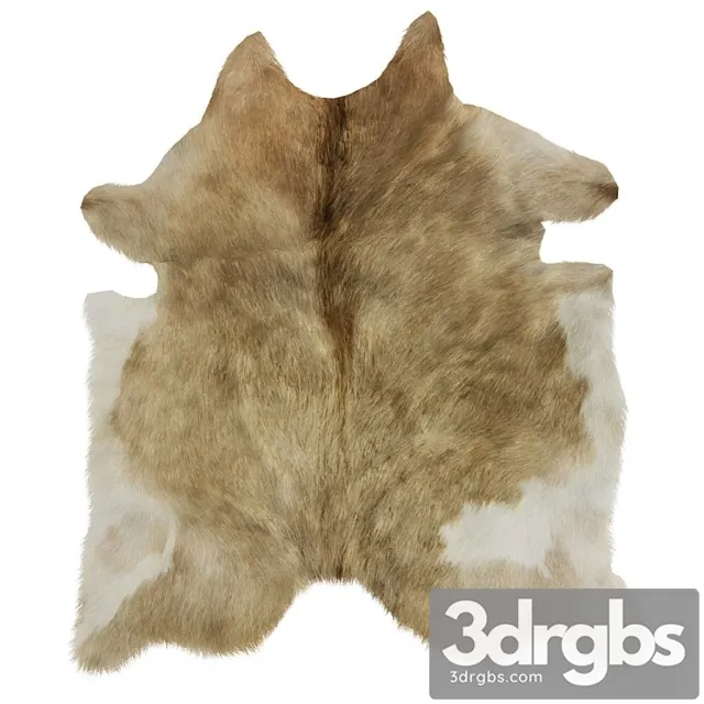 European Rug Cowhide 13 3D Model Free