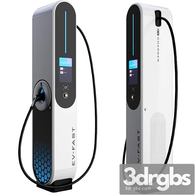 Ev charger 3D Model Free