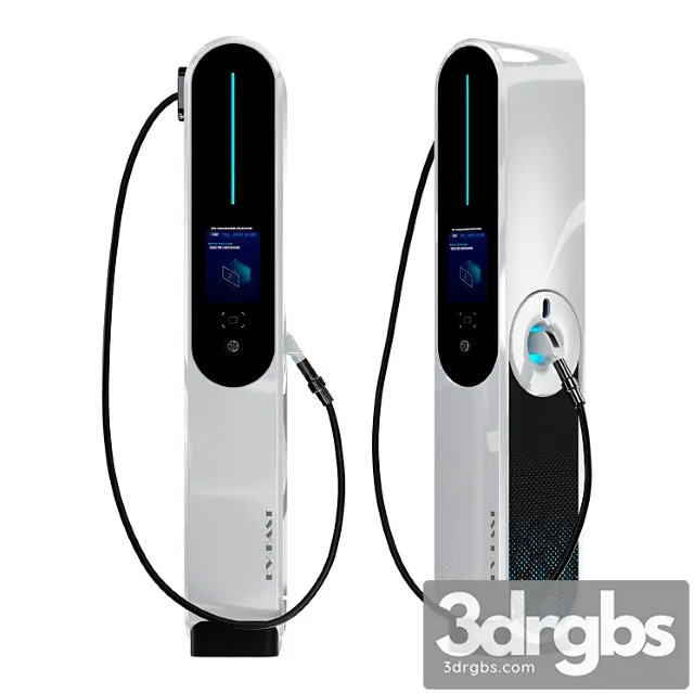 Ev Charger Station 3D Model Free