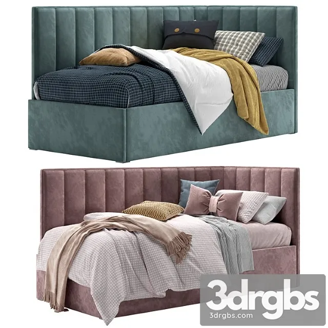 Eva Corner Bed 3D Model Free