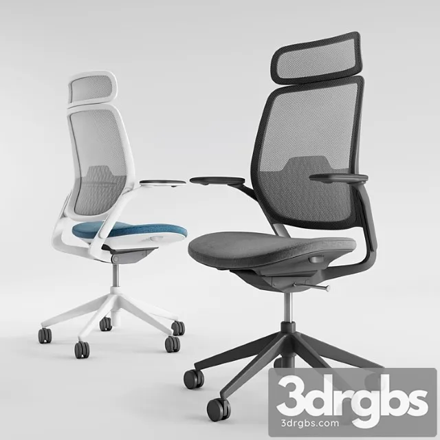 Eva hb task chair by orangebox 2 3D Model Free