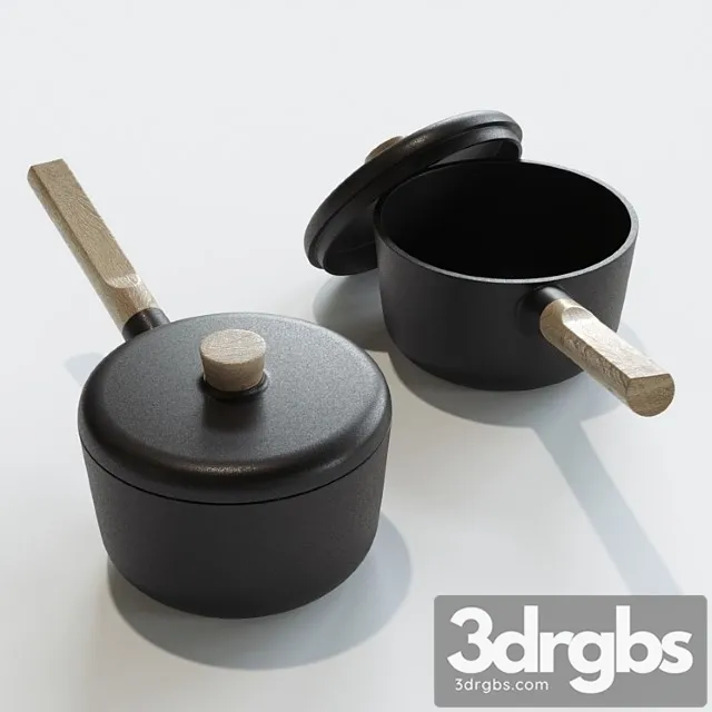 Eva solo nordic kitchen sauce pan 3D Model Free