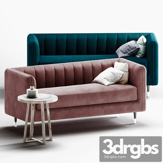 Evadine Sofa 3D Model Free