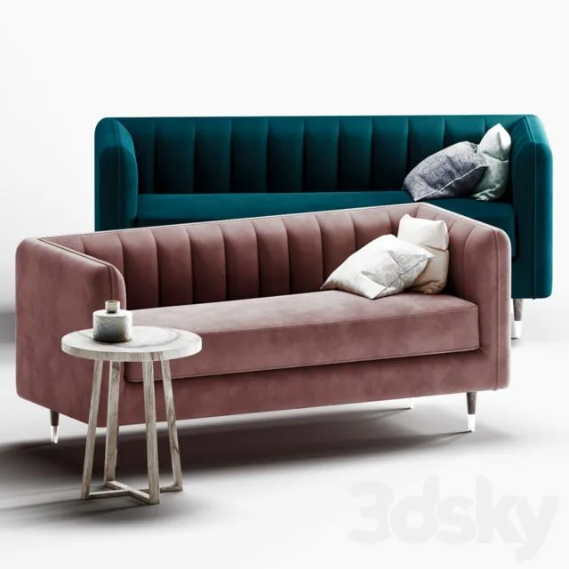 Evadine sofa 3D Model