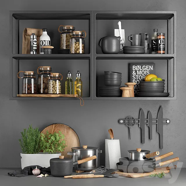 EvaSolo Nordic Kitchen 3DModel