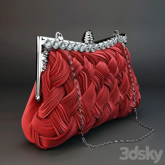 Evening Weave Clutch 3D Model
