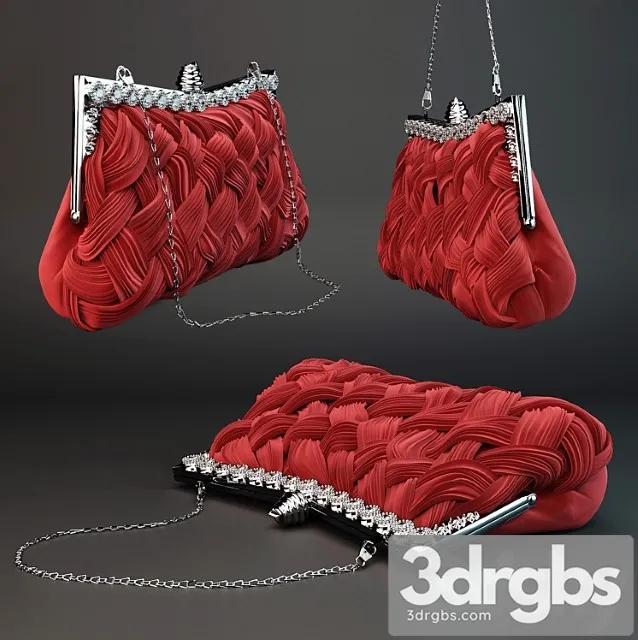Evening weave clutch 3D Model Free