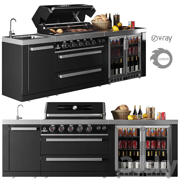 Everdure Neo Outdoor Kitchen 3D Model