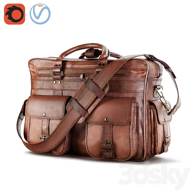 Everett Large Leather Pilot Briefcase Bag Free Download
