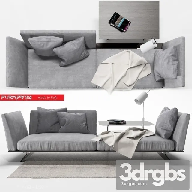 Evergreen Sofa 01 3D Model Free