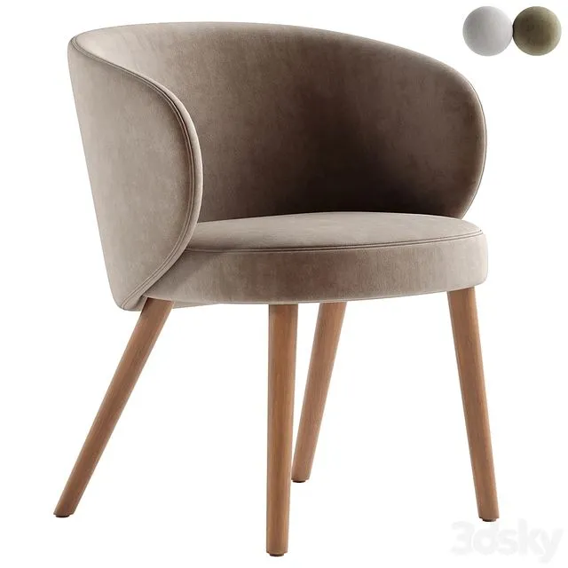 Evie Armchair 3D Model