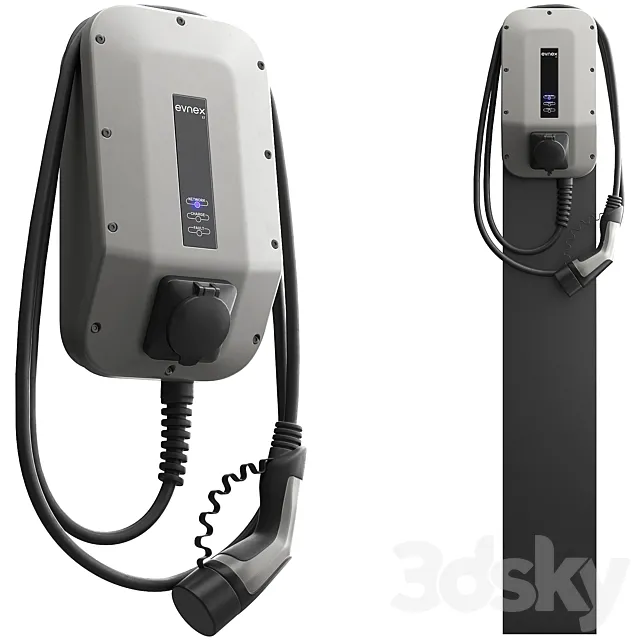 Evnex X Series Smart Universal EV Charger 3D Model