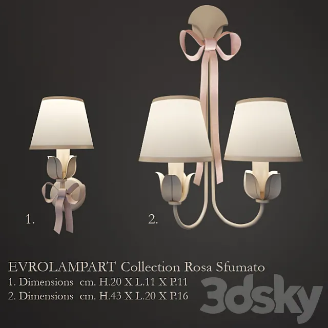 Evrolampart _ Rosa Sfumato 3DModel