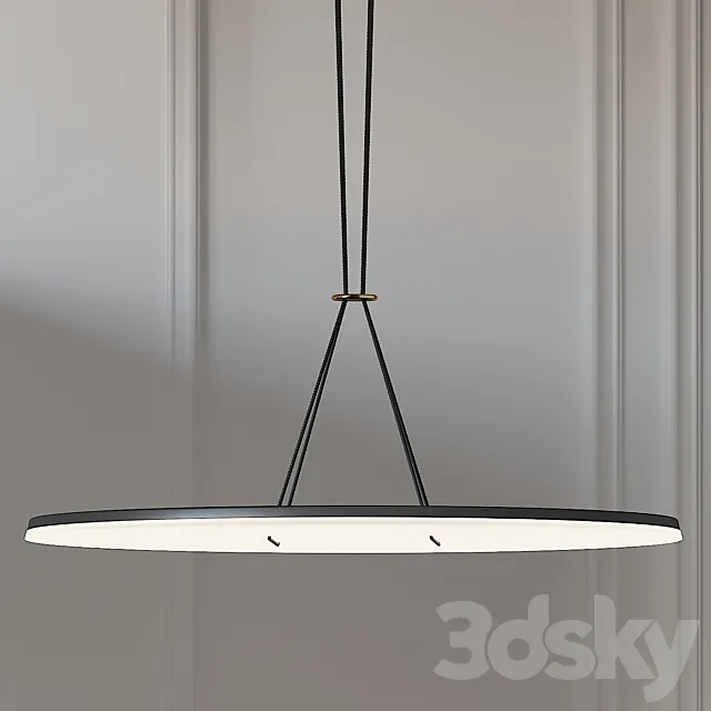 Exclusive Button 90 LED Pendant Light By Lukas Peet 3D Model