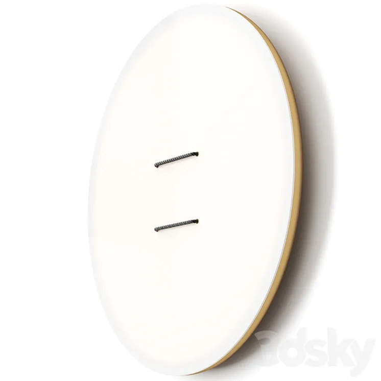 Exclusive Button by Andlight Wall Lamp 3D Model Free