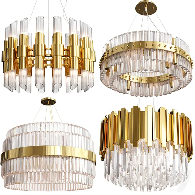 Exclusive Chandelier Set-11 3D Model