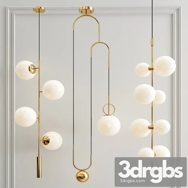 Exclusive pendant - 3 types 3D Model Free