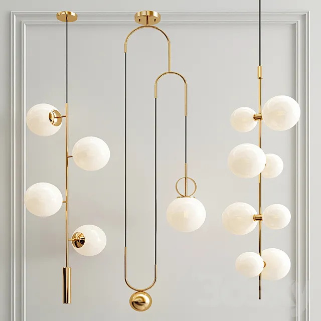 Exclusive Pendant - 3 types 3D Model