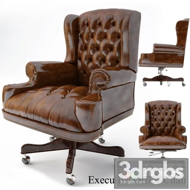 Executive Office Chair 3D Model Free