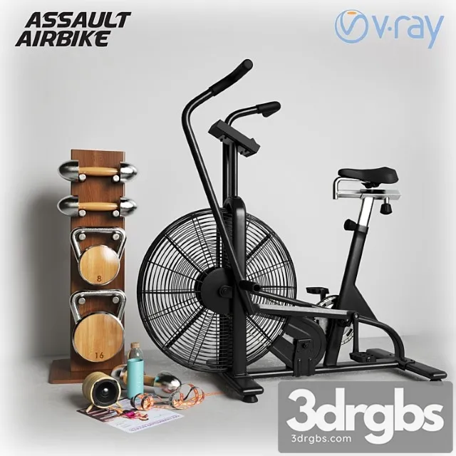Exercise bike 3D Model Download