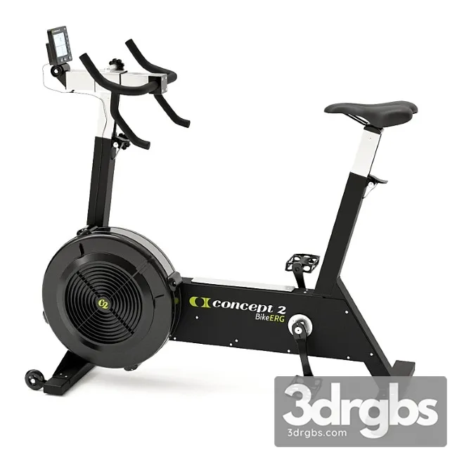 Exercise bike BikeErg Concept 2 3D Model Free