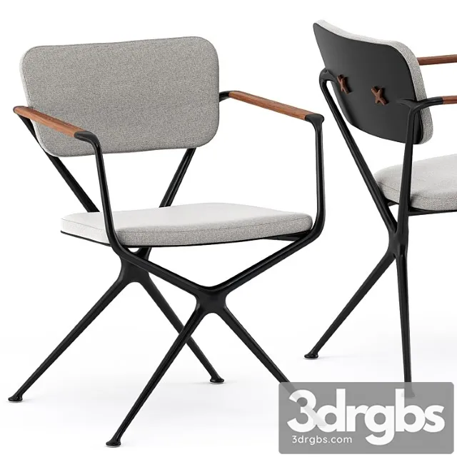 Exes Chair By Royal Botania 3D Model Free