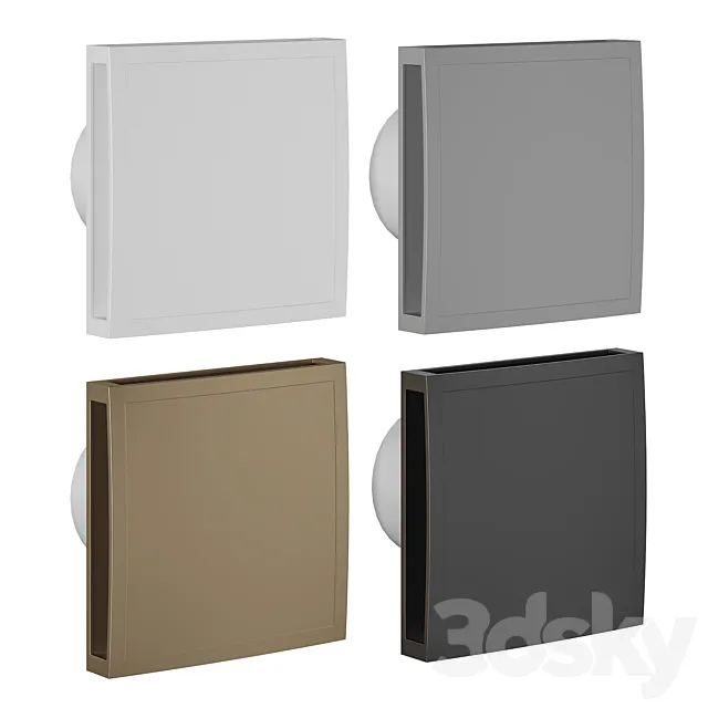 Exhaust fan Europlast EET100 EET125 EET150 3D Model