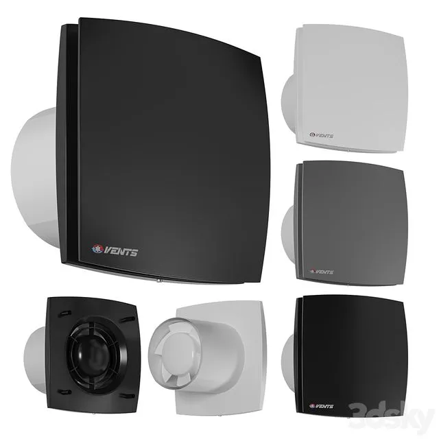 Exhaust fan Vents LD 100 125 150 3D Model