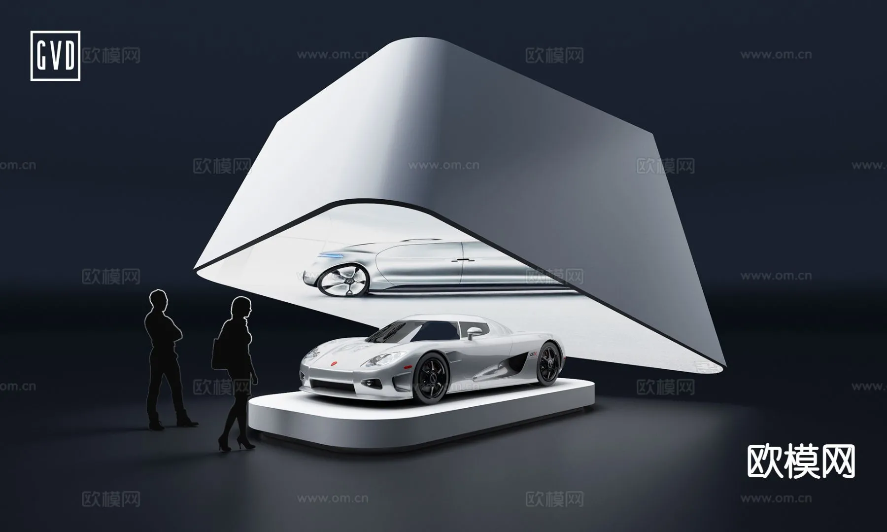 EXHIBITION ROOM - 3D Model For Interior Design - 1080