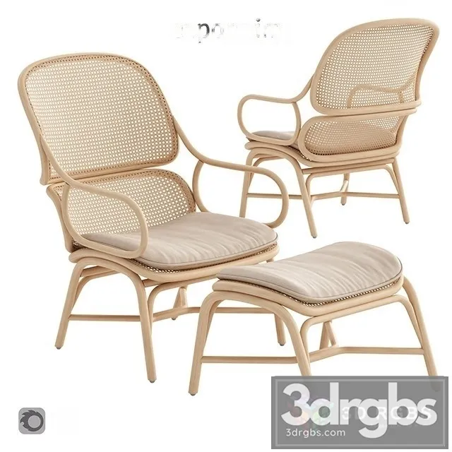 Expormim Frames Armchair 3D Model Free