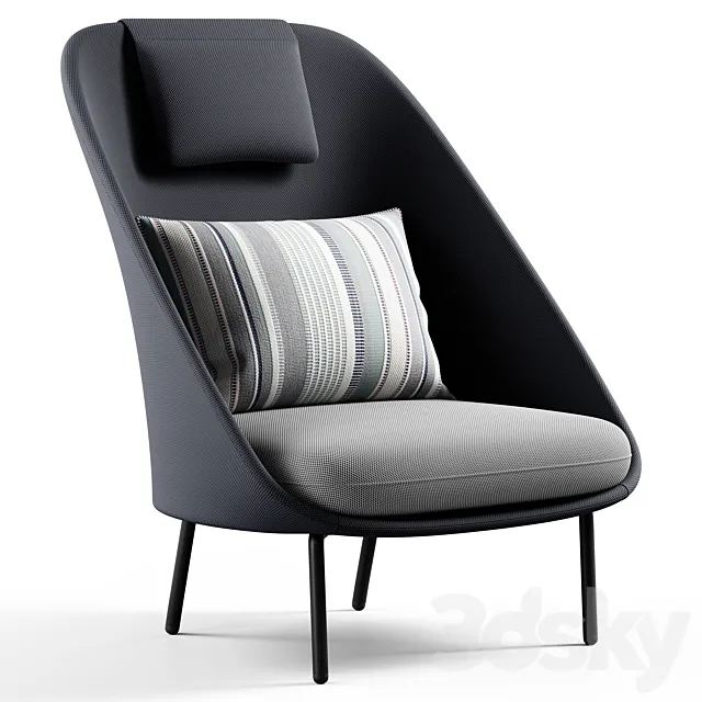 expormim - Twins high armchair MUT Design 3DModel