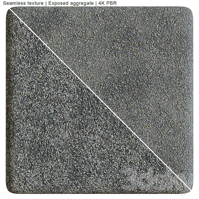 Exposed aggregate # 3 3D Model