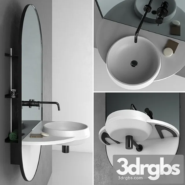 Ext Arco Bathroom Set 3D Model Free