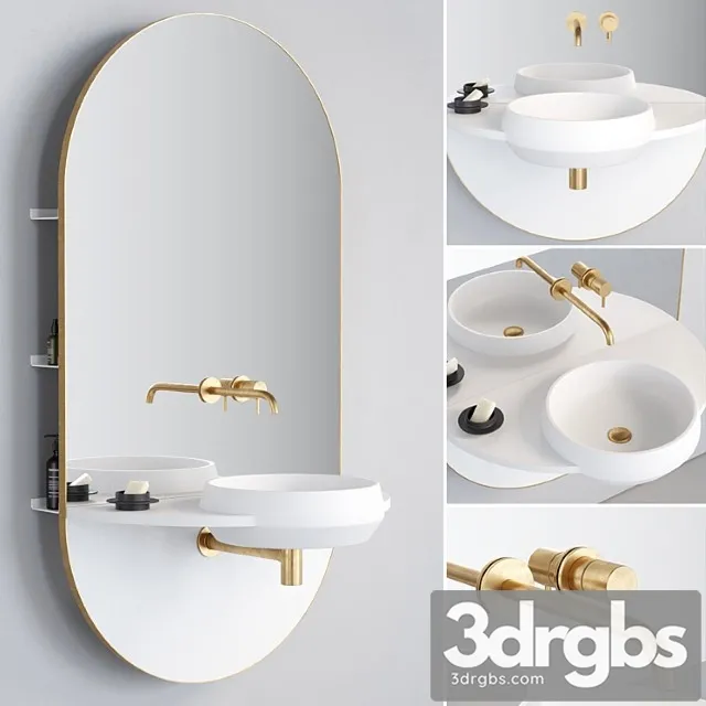 Ext Arco Washbasin 3D Model Free