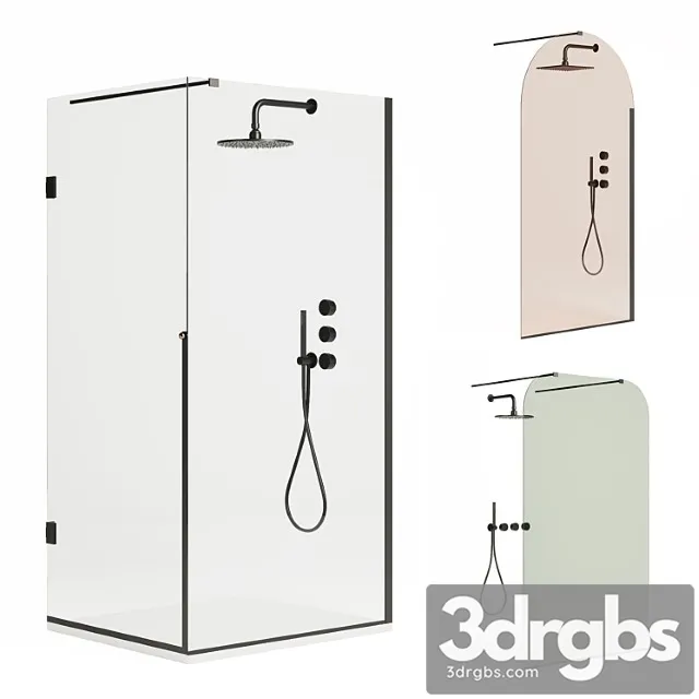 Ext Nouveau Showers Falper Acquifero 3D Model Free