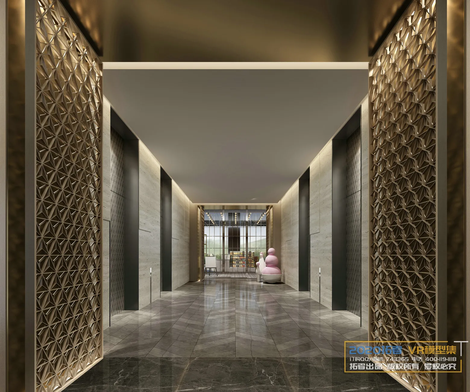 Extension Interior 20 - 12 - ELEVATOR & CORRIDOR - 3