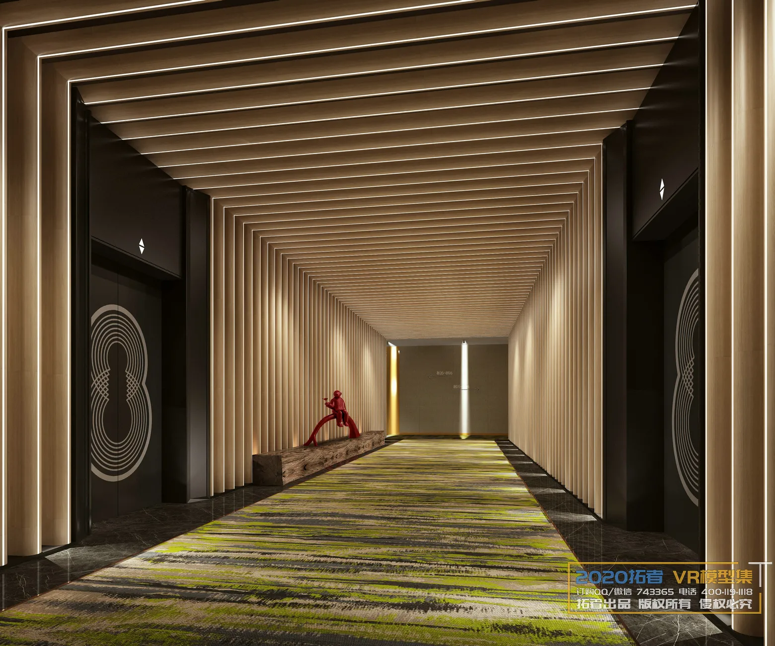 Extension Interior 20 - 12 - ELEVATOR & CORRIDOR - 33