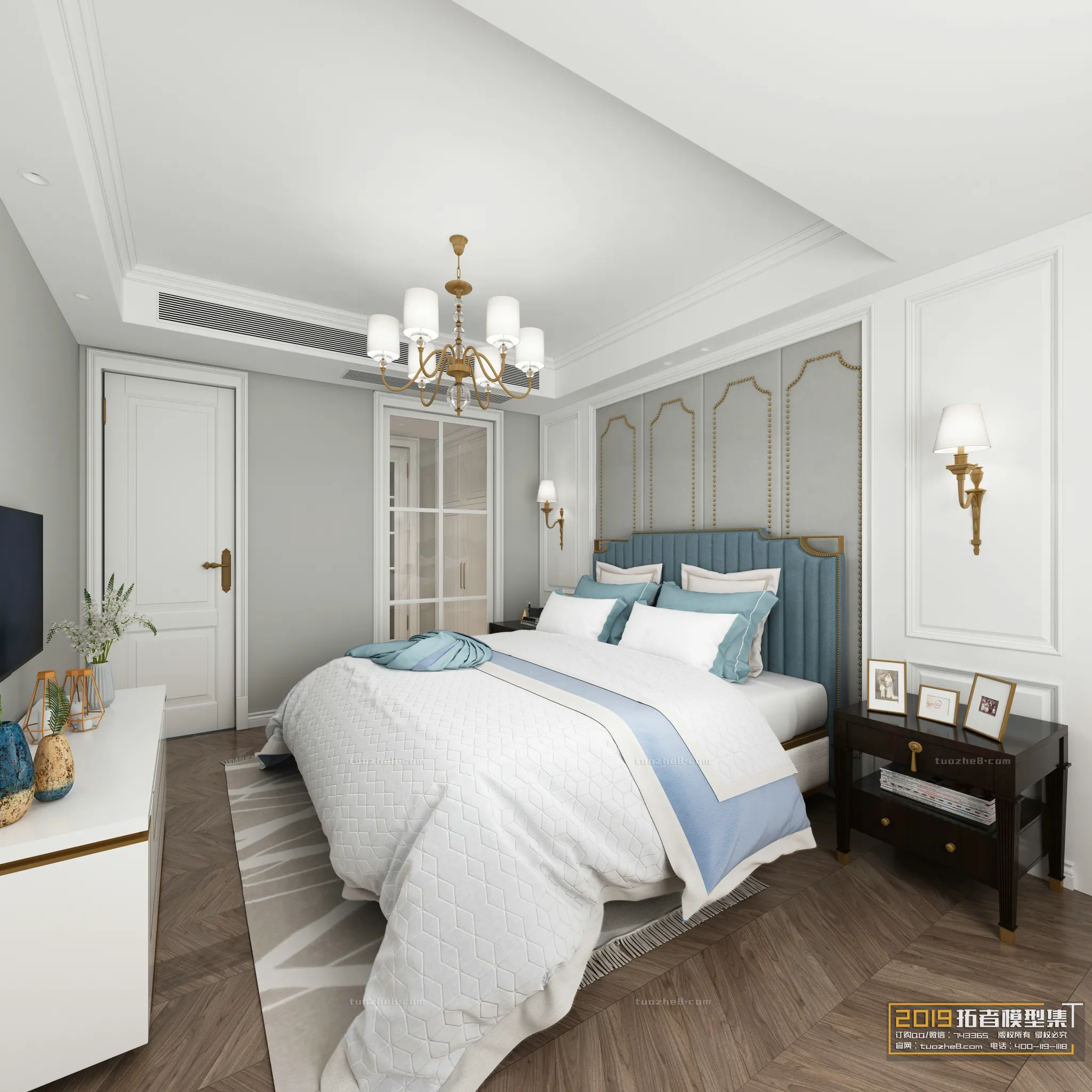 Extension Interior - BEDROOM - AMERICAN STYLES - 003