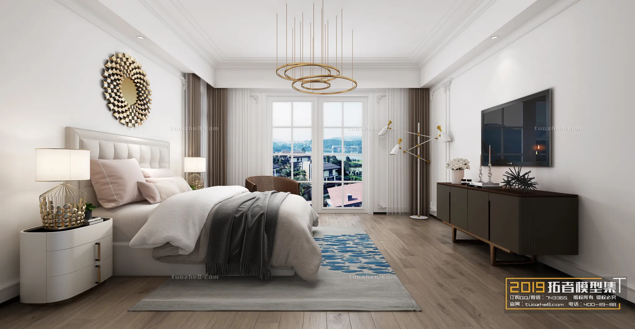 Extension Interior - BEDROOM - AMERICAN STYLES - 007