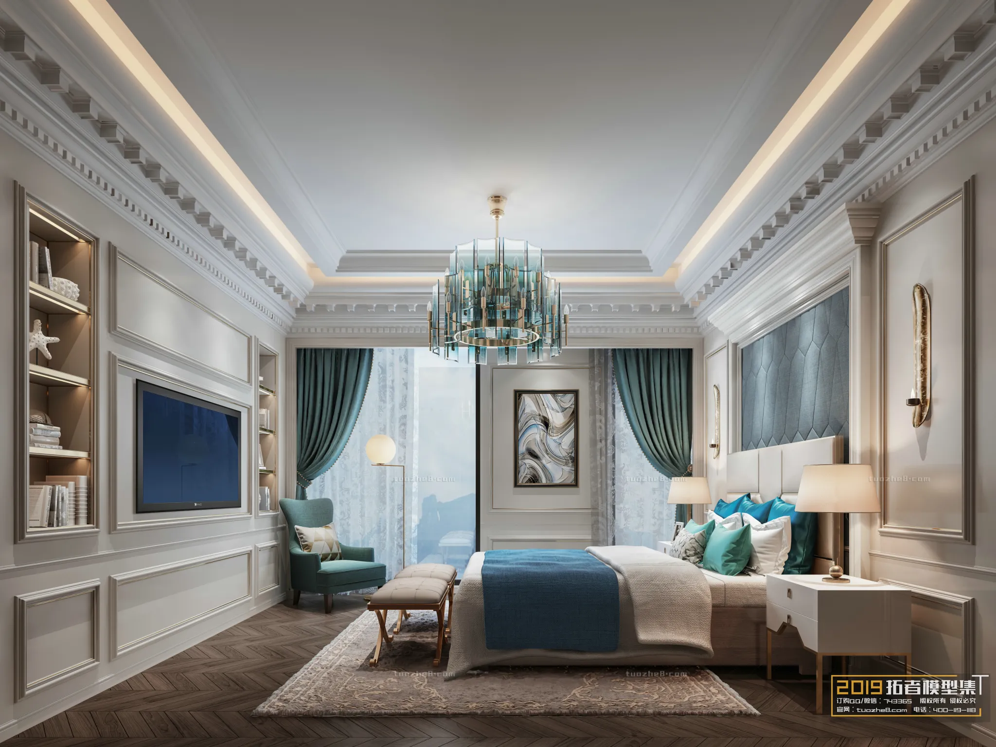 Extension Interior - BEDROOM - AMERICAN STYLES - 008