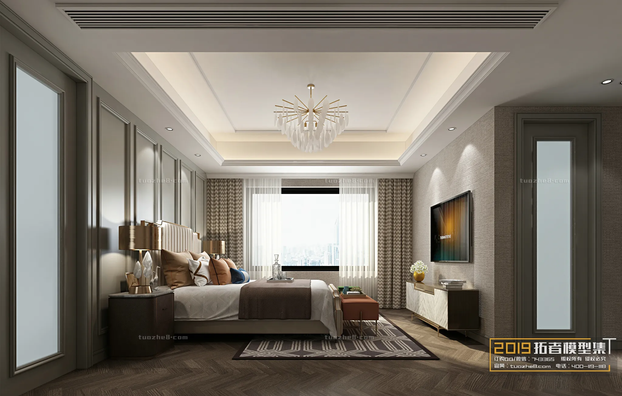 Extension Interior - BEDROOM - AMERICAN STYLES - 009
