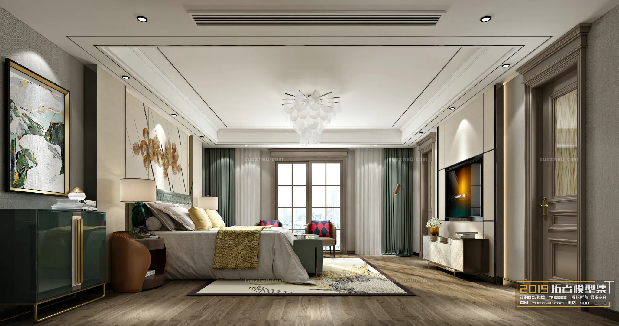 Extension Interior - BEDROOM - AMERICAN STYLES - 010