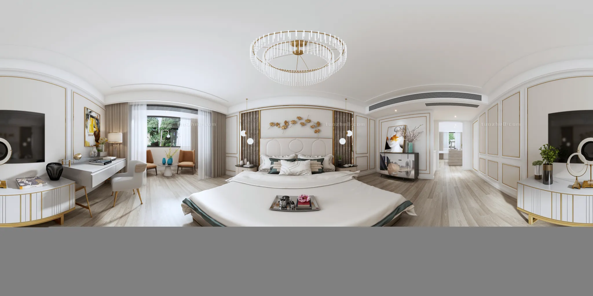 Extension Interior - BEDROOM - AMERICAN STYLES - 011