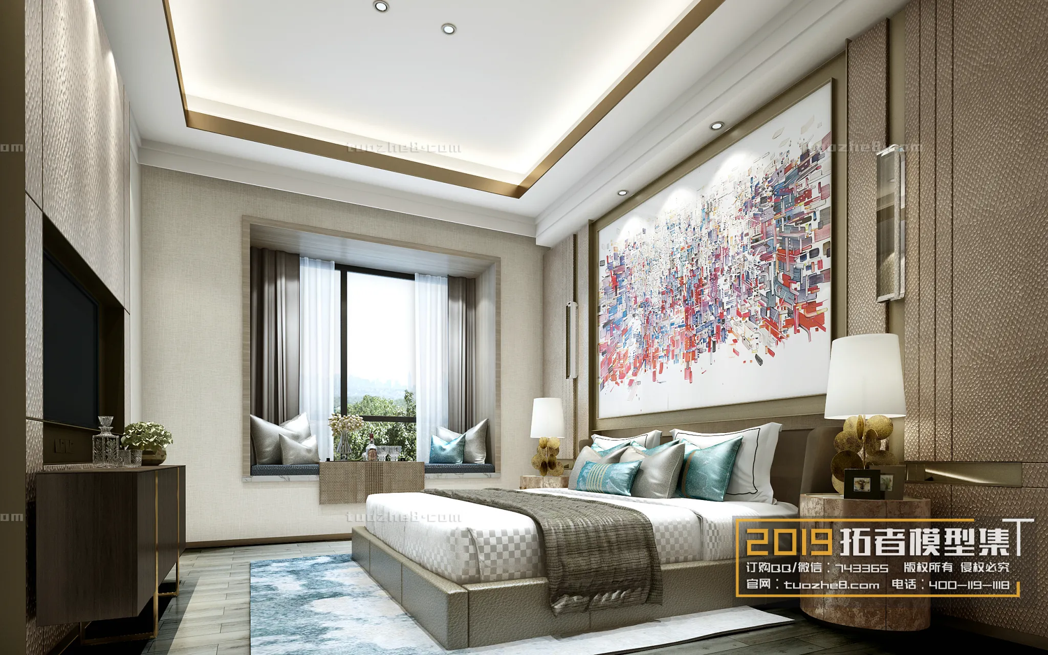 Extension Interior - BEDROOM - CHINESE STYLES - 002