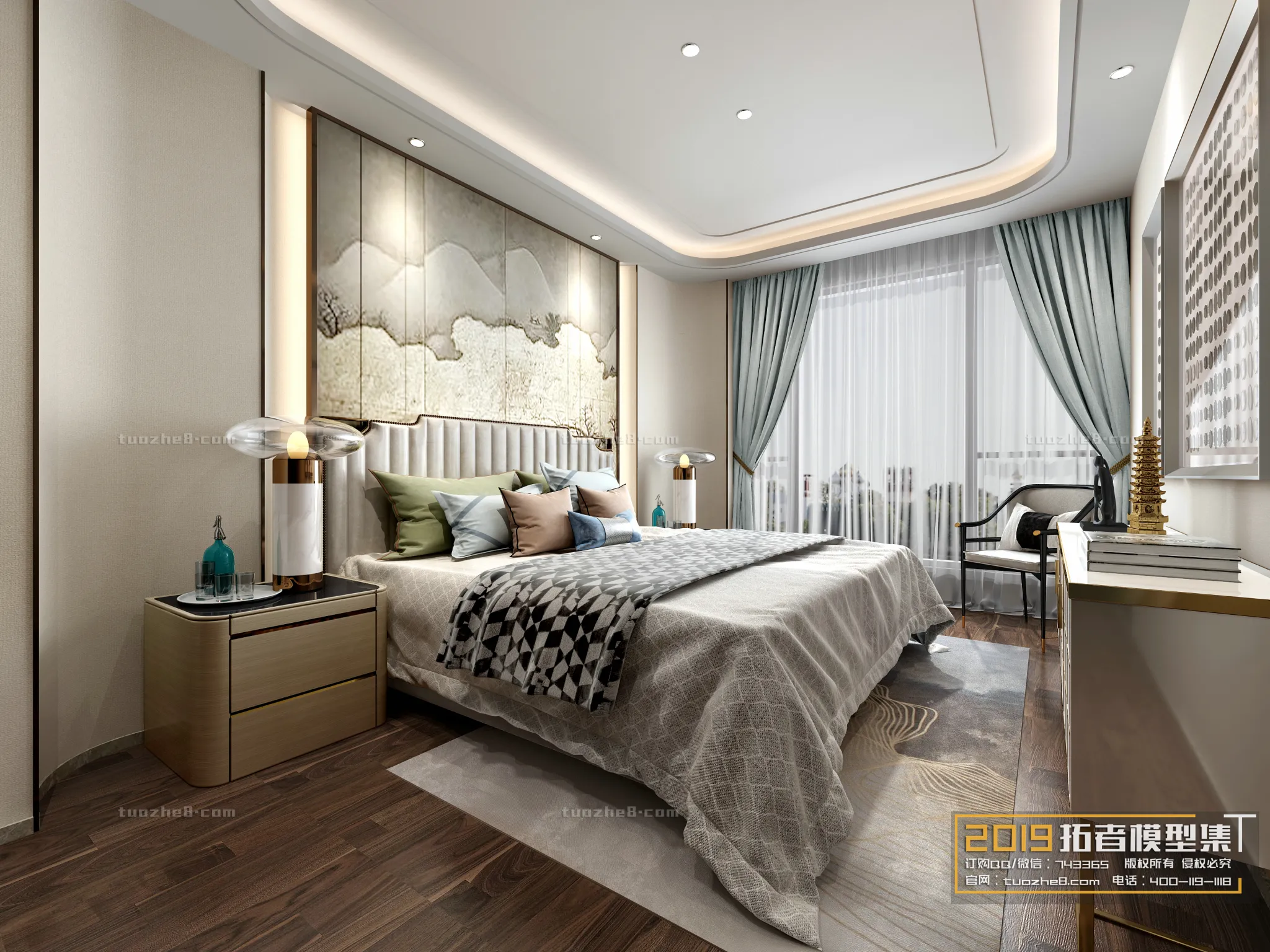 Extension Interior - BEDROOM - CHINESE STYLES - 010